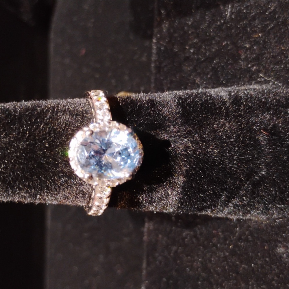 Jtv Bella Luce sterling silver ring NWT